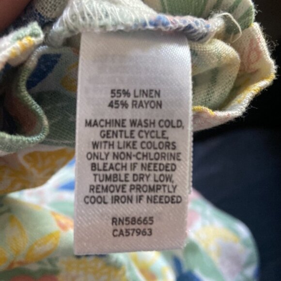 BNWT Nordstrom Linen Blend Romper - Picture 9 of 9